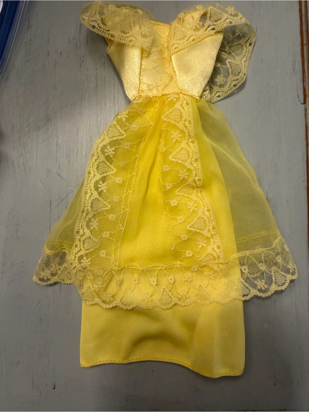Mattel Barbie Wedding Party Fashion Yellow Lace Gown 1979 & Sweet 16 Pants